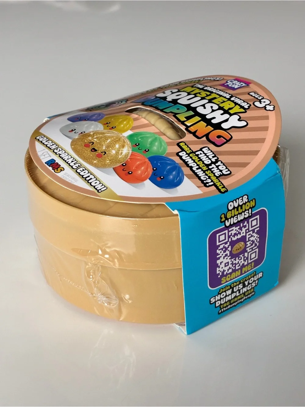 RMS Mystery Squishy Dumpling - Golden Sparkle Edition (Gold Confirmed) Unopened